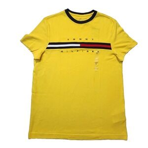 Tommy Hilfiger Men's Short-Sleeve Tino T Shirt Yellow Size XS NWT
